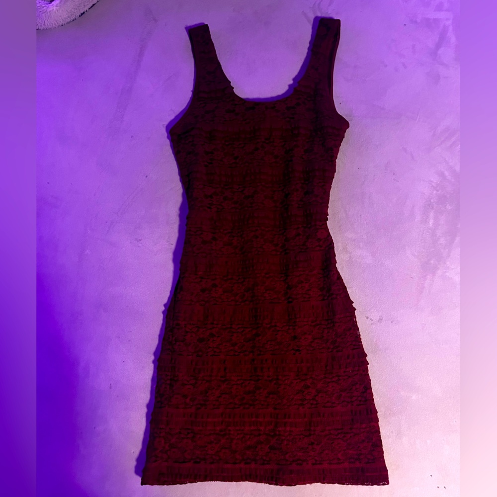 Laced mini dress